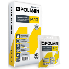 Polimin Клей для плитки P-12, 5кг