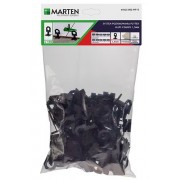 СВП Кліпс чорний 1,5 мм 100 шт 4-8 мм/Пак M-MLS-002-В, MARTEN СВП Кліпс чорний 1,5 мм 100 шт 4-8 мм/Пак M-MLS-002-В, MARTEN