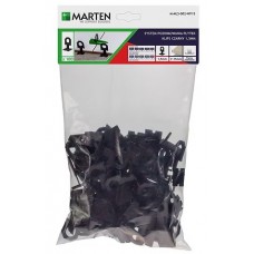 СВП Кліпс чорний 1,5 мм 100 шт 4-8 мм/Пак M-MLS-002-В, MARTEN СВП Кліпс чорний 1,5 мм 100 шт 4-8 мм/Пак M-MLS-002-В, MARTEN